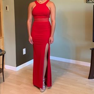 City Triangles Long Red Dress- size 1